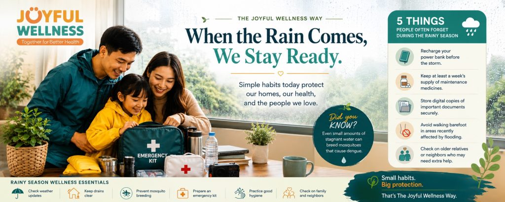 Rainy season healthy tips