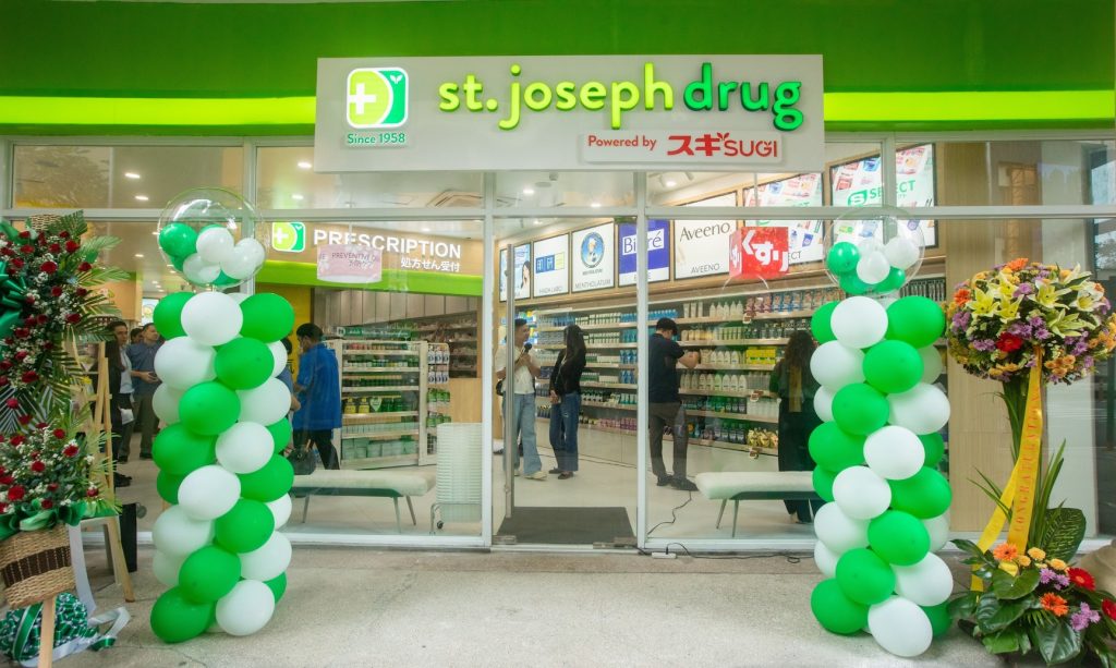 St. Joseph Drug Powered by SUGI at the opening of its second store in Eastwood City